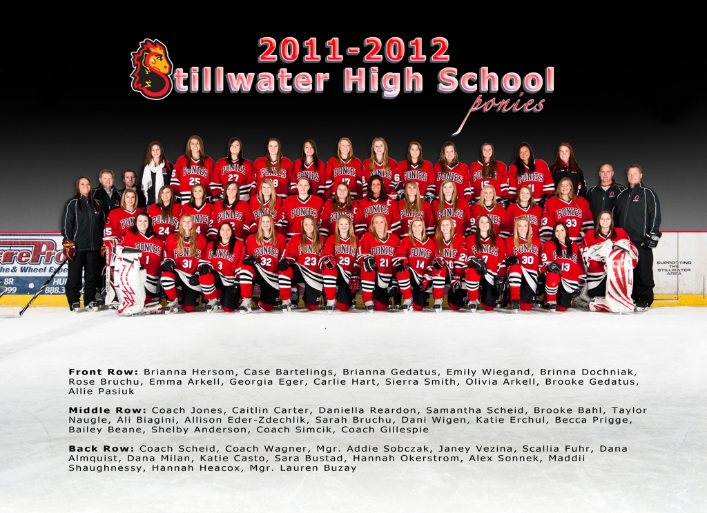 Stillwater Girl's Hockey Team 2011-2012