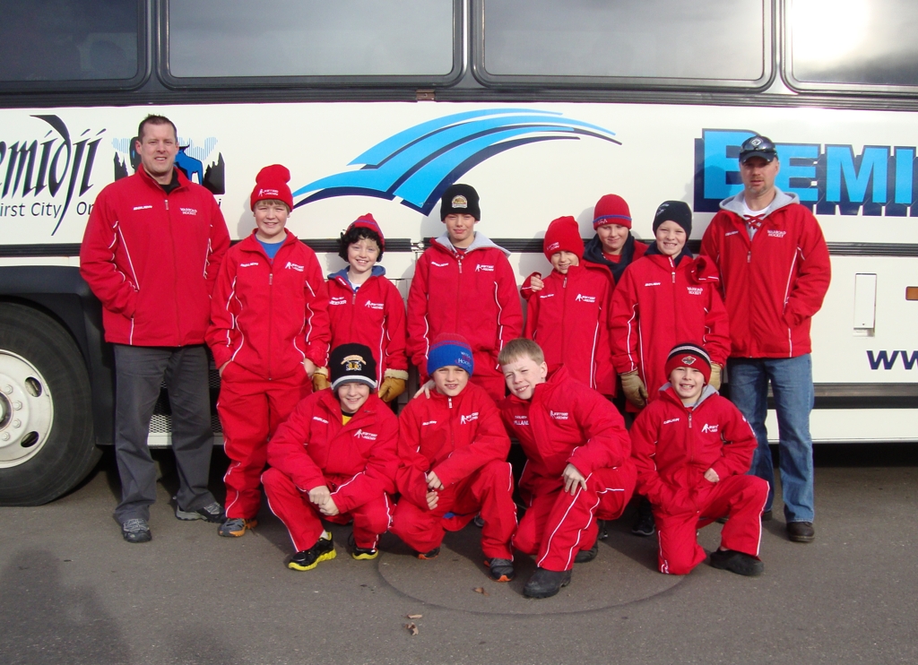 Squirt A Team on the road