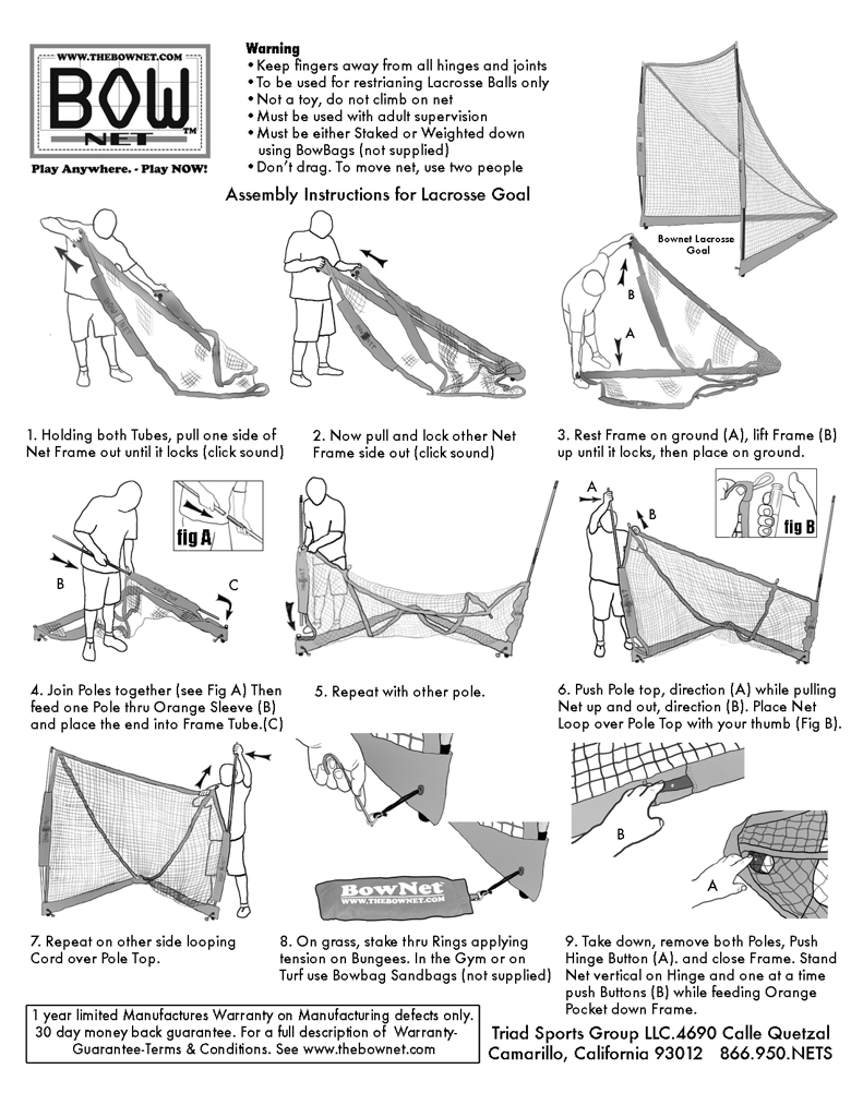 Lacrosse Set Up Instructions 