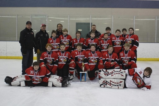 Fargo Pee Wee Ice Jam.  2nd Place