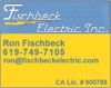 Sponsored by Fischbeck Electric (Ron Fischbeck)