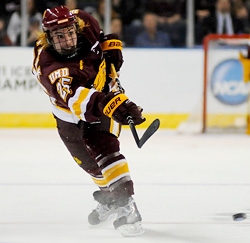 Justin Faulk, 2011 National Champion with the UMD Bulldogs
